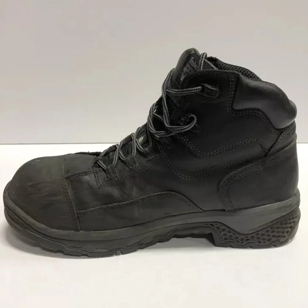 Timberland Pro Men’s Bosshog, 6”, Black Waterproof Work Boots, Size 13M